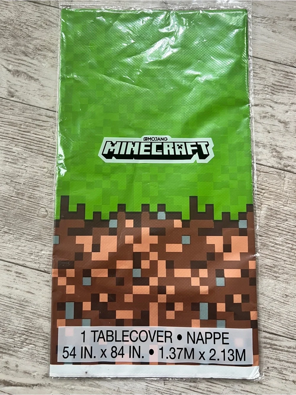 Minecraft Disposable Birthday Party Tablecloth Table-cover lot of 2